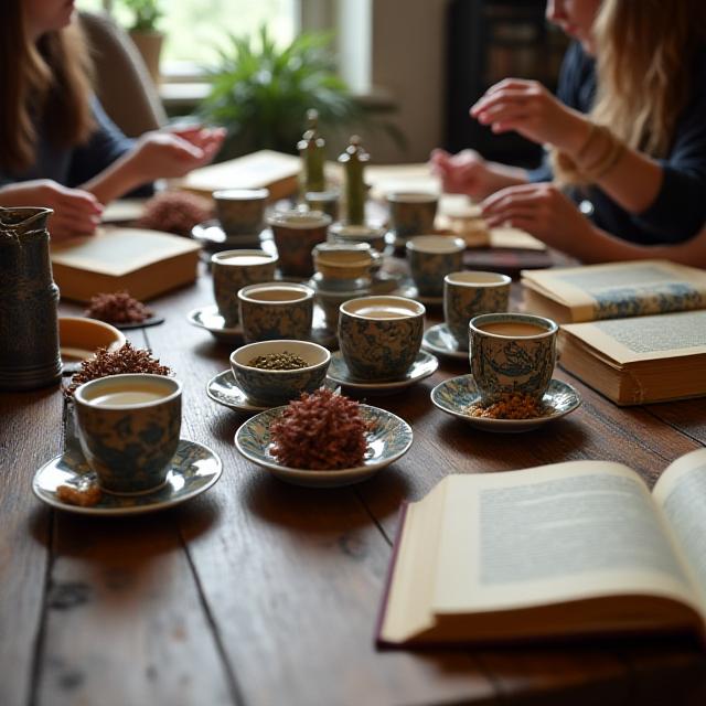 Workshop degustazione tè per book club fantasy con blend tematici