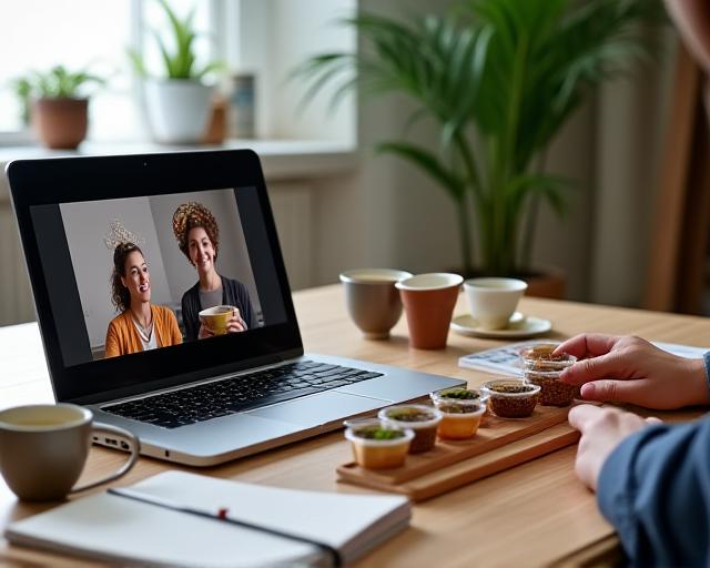 Workshop virtuale tè online con kit degustazione spedito